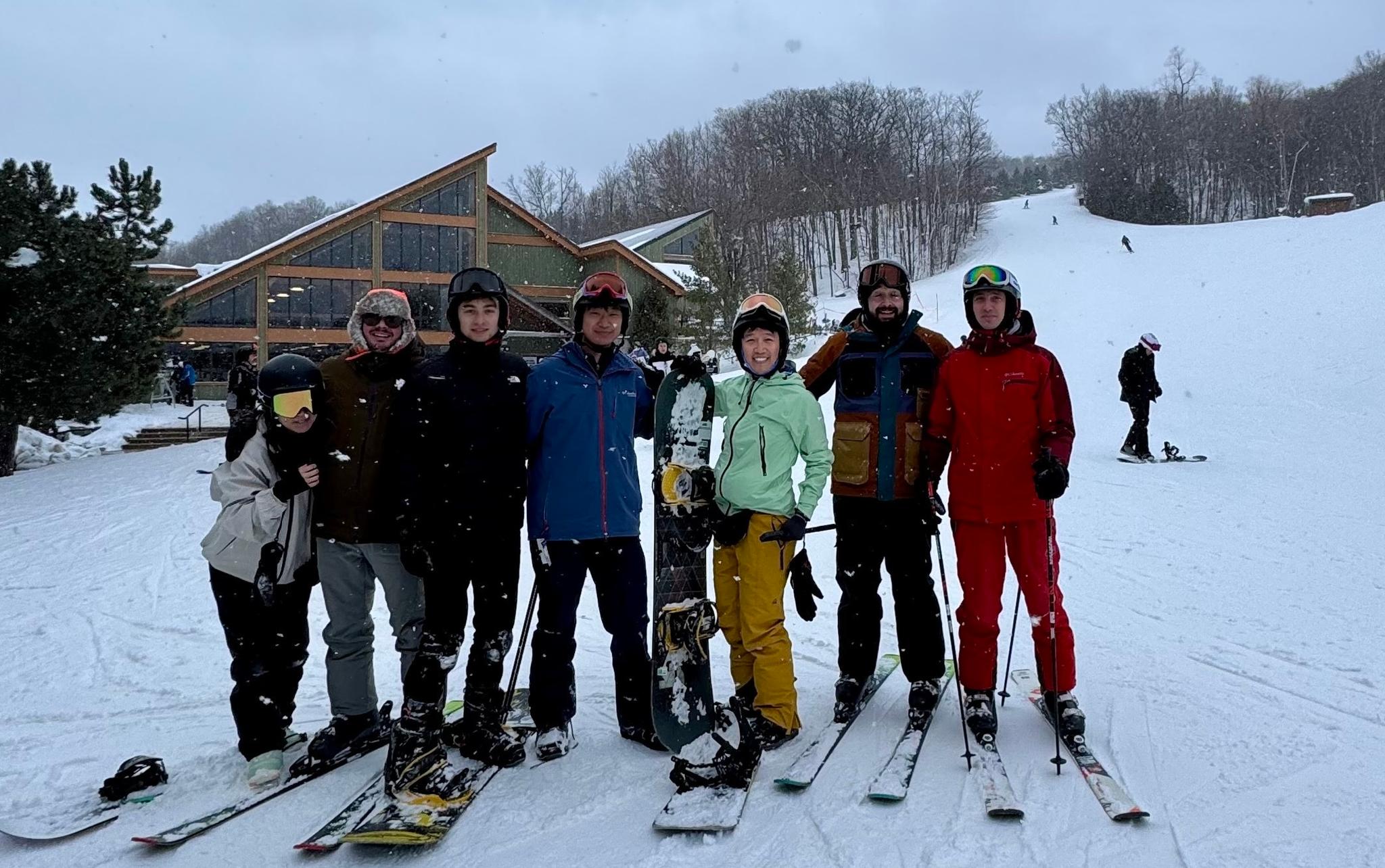 GPTZero team at an offsite at Blue Mountain