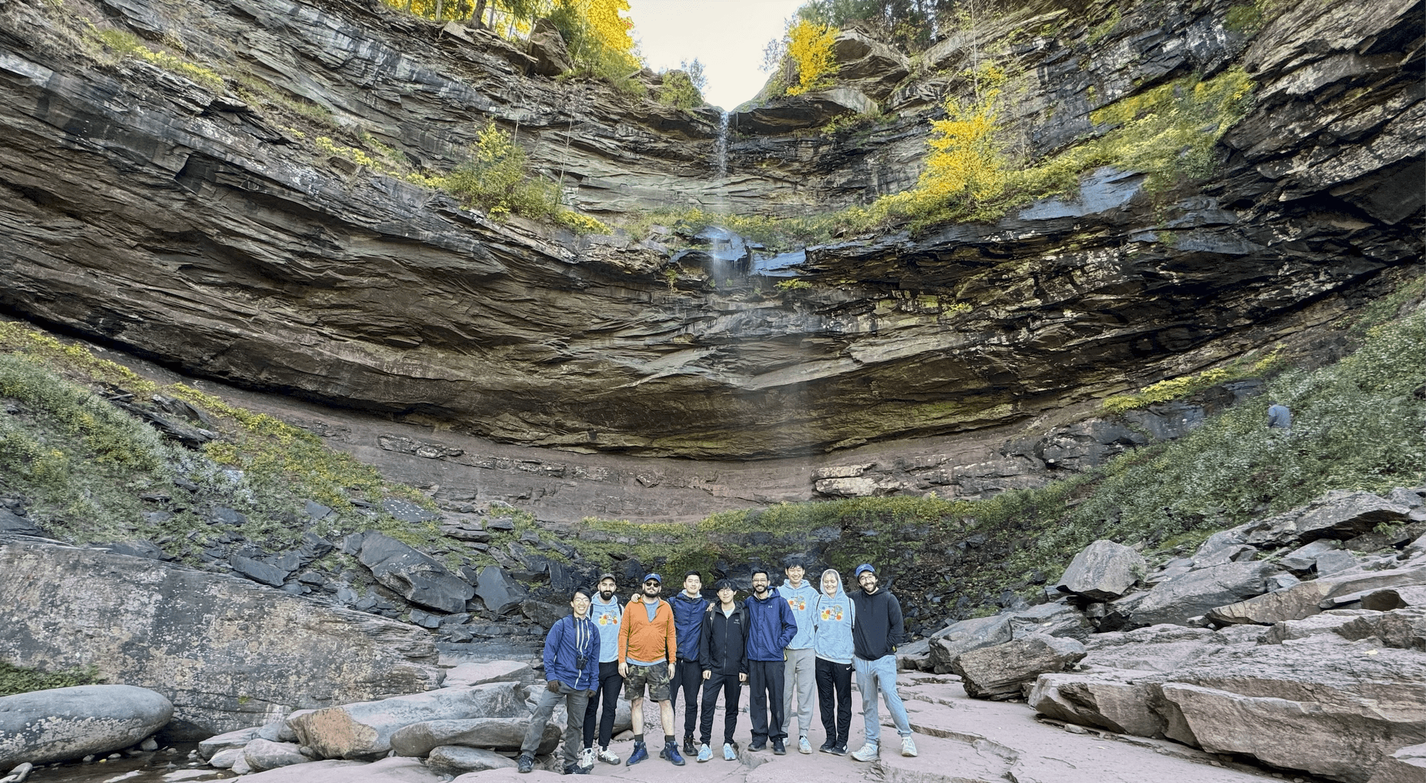 GPTZero team at an offsite in Hudson Valley