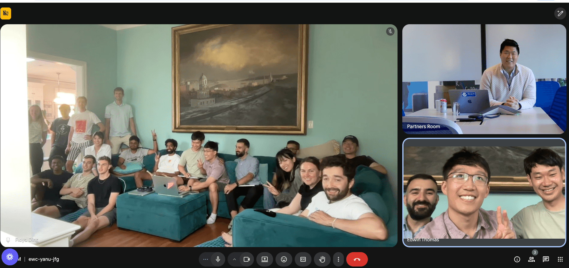 GPTZero team at an offsite at Nova Scotia